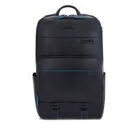 PIQUADRO Blue Square Revamp Two Compartment Computer Backpack Blue