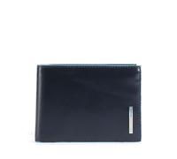 Piquadro PU1392B2R/BLU Geldbörse, Kartenetui/Reisedokumentenhülle Blau Leder, Polyester