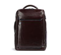 Piquadro Blue Square Lederrucksack mit 15,6 Computerfach, dunkelbraun - Farb-Varianten: Dunkel Braun