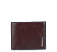 PIQUADRO - BLUE SQUARE Scheintasche Mens Wallet Mo Mogano Dunkelbraun