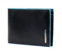 Piquadro Blue Square Men's Wallet With Coin Pocket night blue