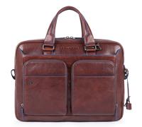 Piquadro Blue Square Special Kurzgrifflaptoptasche 14" dunkelbraun