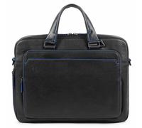Piquadro Blue Square Special Kurzgrifflaptoptasche mit iPad 10,5"/9,7"-Fach schwarz