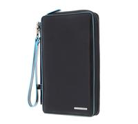 Piquadro Blue Square Reisepaassetui Leder 14 cm schwarz