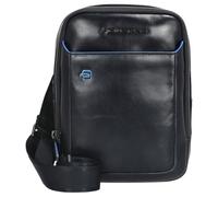 Piquadro Blue Square Mini Bag Umhängetasche Leder 17 cm blau