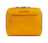 Piquadro Blue Square Umhängetasche Leder 21 cm beige