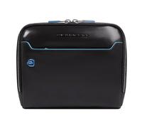 Piquadro Blue Square Umhängetasche Leder 21 cm schwarz