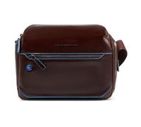 Piquadro Blue Square Umhängetasche Leder 27 cm braun