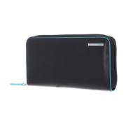 Piquadro Blue Square Women Wallet Four Dividers black