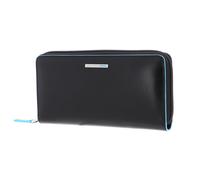 PIQUADRO Blue Square Zipper Women´s Wallet Nero