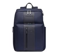 Piquadro Brief 2 Laptop Computer Backpack 15.6" dark blue
