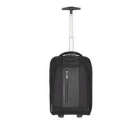 Piquadro Brief 2 Rollen Rucksacktrolley 40 cm Laptopfach schwarz
