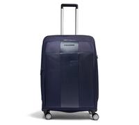 Piquadro Brief 4 Rollen Trolley 68 cm mit Dehnfalte blau