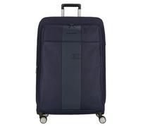 Piquadro Brief 4 Rollen Trolley 78 cm mit Dehnfalte blau