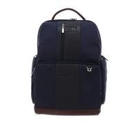 PIQUADRO Brief Computer Backpack Blu / Cuoio