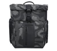 PIQUADRO Brief2 Roll-Up Modular Backpack Camouflage Nero