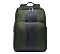 Piquadro Reiserucksack Brief Leder 43 cm mit Laptopfach Grün