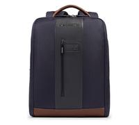 Piquadro Brief Rucksack RFID 41 cm Laptopfach blau