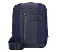 Piquadro Brief 2 Umhängetasche aus rezykliertem Stoff 22,5 cm blue