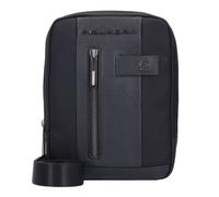 Piquadro Brief 2 Umhängetasche aus rezykliertem Stoff mit iPad®mini-Fach CA3084BR2 - Farb-Varianten: Schwarz