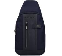 Piquadro Brief Umhängetasche 37 cm blau