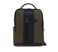 PIQUADRO Brief2 Computer Backpack Verde Militare