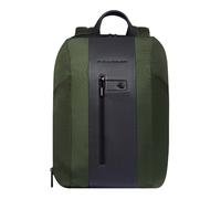 PIQUADRO Brief2 Slim Expandable Backpack M Green / Black