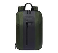 PIQUADRO Brief2 Slim Expandable Backpack S Green / Black