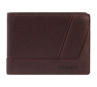 Piquadro Carl Geldbörse RFID Schutz Leder 12.5 cm dark brown (TAS008445) braun