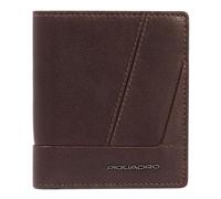 Piquadro Carl Vertical Men´s Wallet with Coin Case RFID Dark Brown