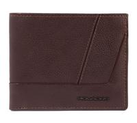 PIQUADRO Carl Wallet with Coin Case RFID Darkbrown