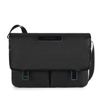 Piquadro Celion Messenger mit zwei Vortaschen und herausnehmbarerPC-, iPad®-Hülle mit Orga-Fächern schwarz