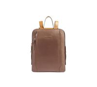 Piquadro Circle Laptop-Rucksack braun/beige, Leder, Damen