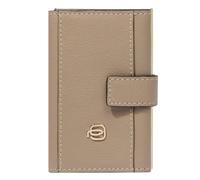Piquadro Circle Kreditkartenetui RFID Schutz Leder 6.5 cm grau