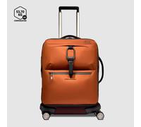 Piquadro Corner 2O Slim 4 Wheeled Cabin Trolley Orange