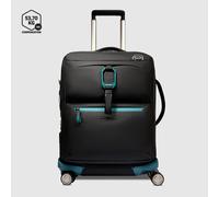 PIQUADRO Corner 2O Slim 4 Wheeled Cabin Trolley Black 
