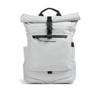 Piquadro Corner 2.0 Rolltop Rucksack weiß, Polyurethan, Unisex, 17L