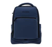 Piquadro Corner Business-Rucksack 39 cm Laptopfach blau