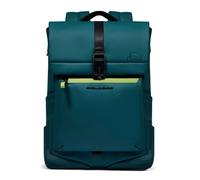 Piquadro Corner Business-Rucksack 42 cm Laptopfach petrol