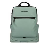Piquadro C20W Business-Rucksack Leder 43 cm Laptopfach green 1 (TAS030013) gruen