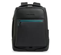 Piquadro Business-Rucksack Corner – 44 cm mit Laptopfach – Schwarz