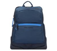 Piquadro Corner Rucksack 44 cm Laptopfach blau