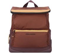 Piquadro Corner Rucksack 44 cm Laptopfach marrone