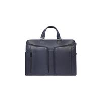 Piquadro Cronus Aktentasche aus Leder mit einem Fach, blau - Farb-Varianten: Blau