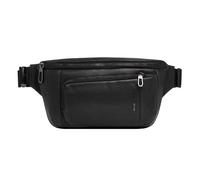 Piquadro Cronus Gürteltasche Leder 29 cm schwarz
