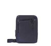 Piquadro Cronus iPad®mini Umhängetasche aus Leder, blau - Farb-Varianten: Blau