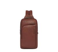 Piquadro Cronus Umhängetasche/Rucksack aus Leder, braun - Farb-Varianten: Braun