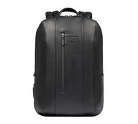 Piquadro - Erweiterbarer 15,6"-Laptop-Rucksack aus Leder - Schwarz - Herren Business