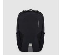 Piquadro Foldable Faltbarer Laptop-Rucksack aus rezykliertem Stoff Schwarz
