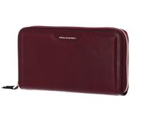 PIQUADRO Gea Zip Around Women's Wallet RFID Bordeaux